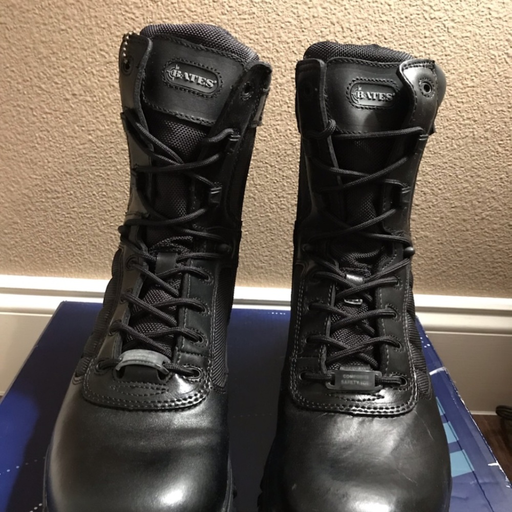 NIB MEN'S 8" TACTICAL  SIDE ZIP BOOT size 11.5